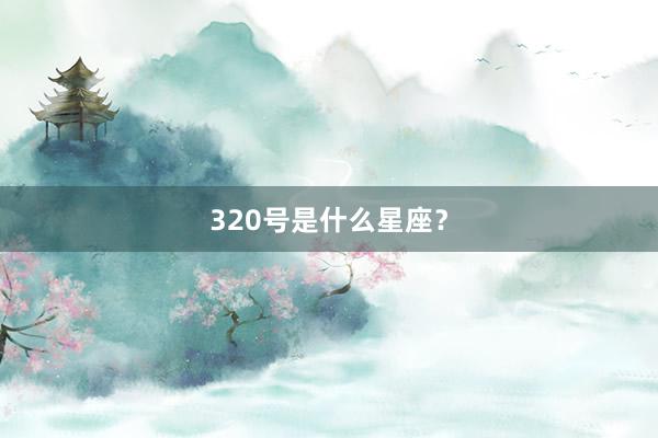 320号是什么星座？